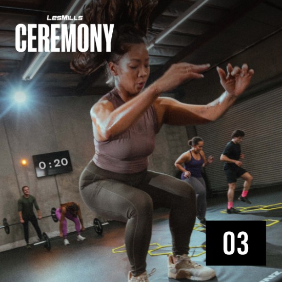 LESMILLS CEREMONY 03 VIDEO+MUSIC+NOTES