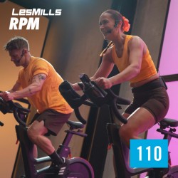 LESMILLS RPM 110 VIDEO+MUSIC+NOTES