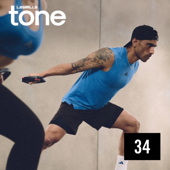 LESMILLS TONE 34 VIDEO+MUSIC+NOTES