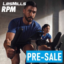 Pre Sale LESMILLS RPM 112 VIDEO+MUSIC+NOTES